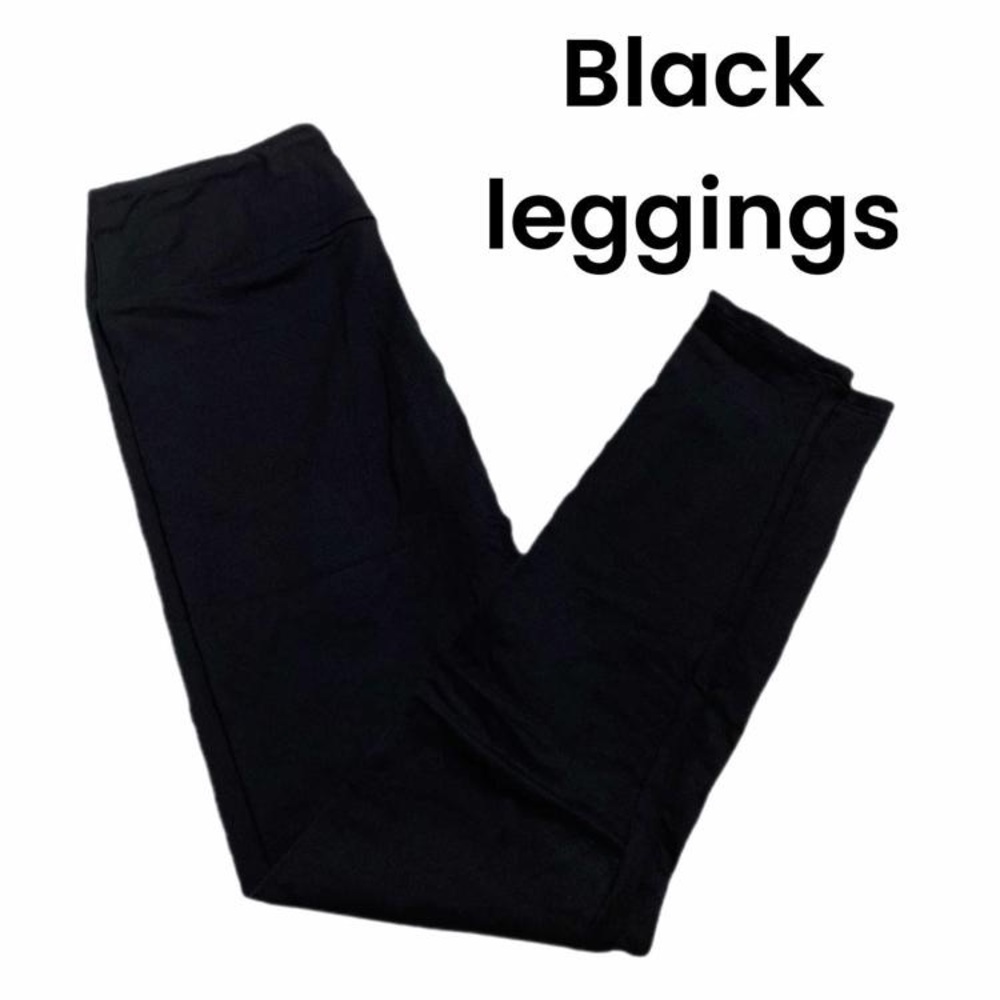 LuLaRoe Solid Black Leggings Tween